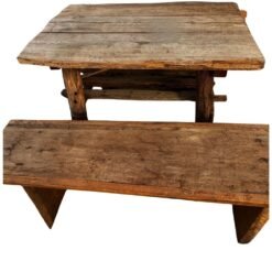 Mesa rústica madera