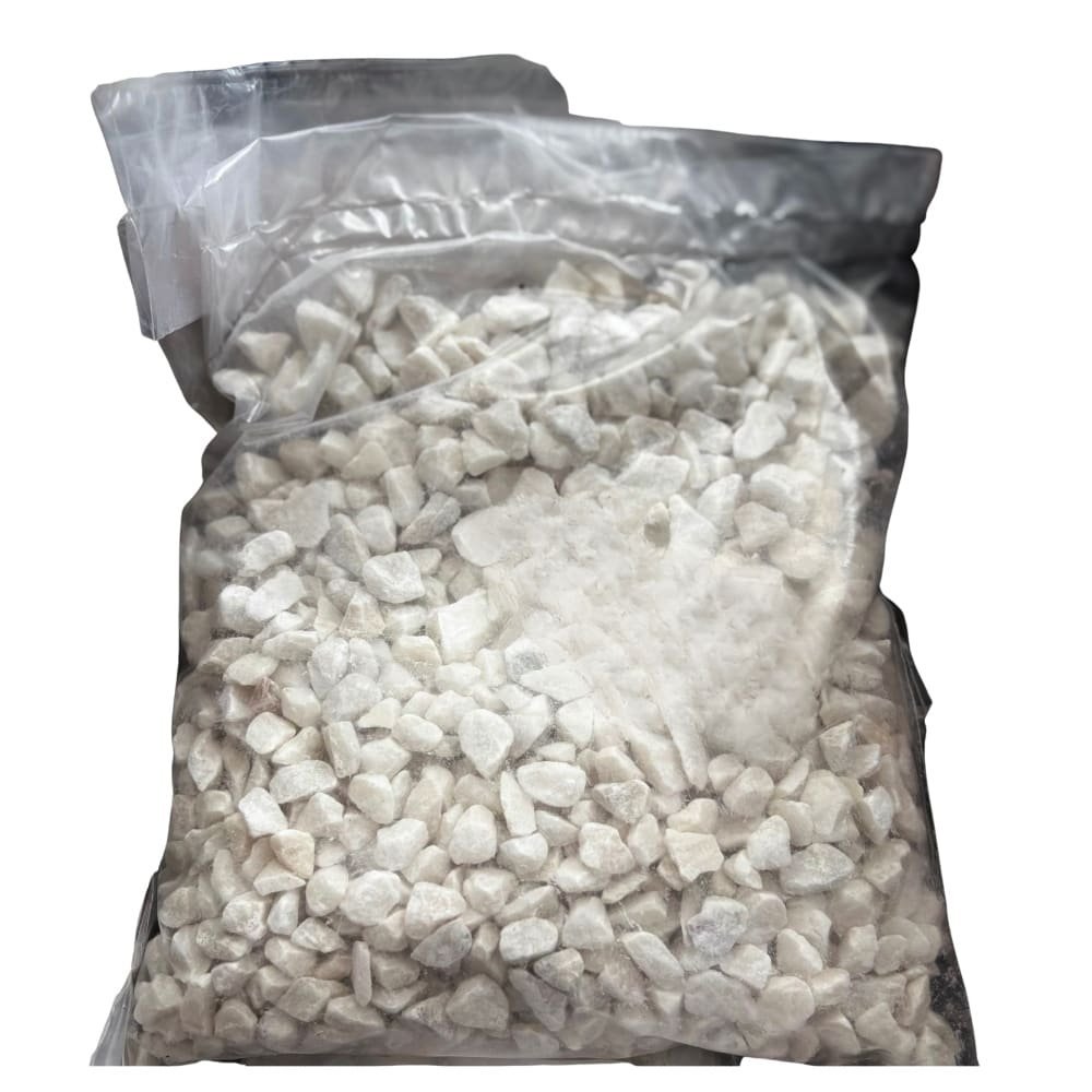 Piedra decorativa blanca
