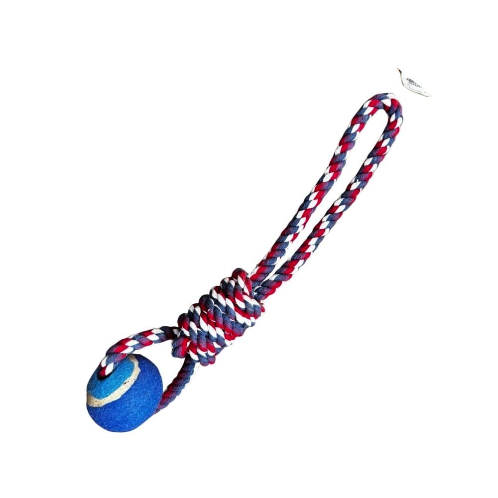 Juguete de cuerda pelota con nudo