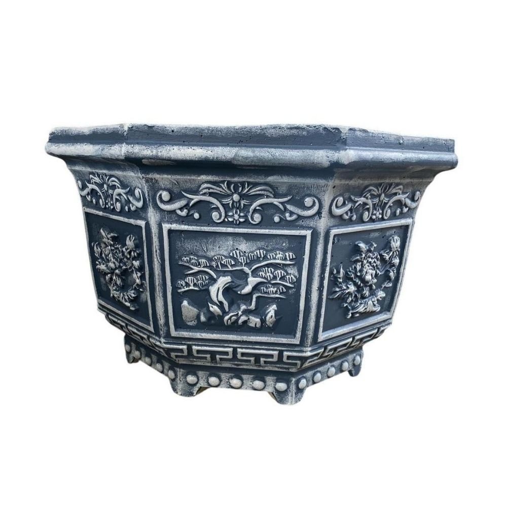 Maceta octagonal grande nueva